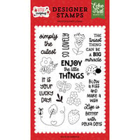 Echo Park - Little Ladybug Collection - Clear Photopolymer Stamps - Simply The Cutest