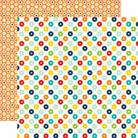 Echo Park - Little Man Collection - 12 x 12 Double Sided Paper - Dots
