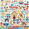 Echo Park - I Love My Dog Collection - 12 x 12 Cardstock Stickers - Elements