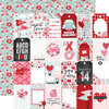 Echo Park - Love Notes Collection - 12 x 12 Double Sided Paper - Tags Of Love