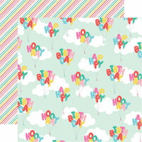 Echo Park - Let's Party Collection - 12 x 12 Double Sided Paper - Happy Birthday