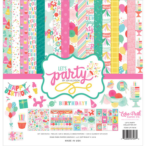 Echo Park - Let's Party Collection - 12 x 12 Collection Kit