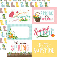 Echo Park - I Love Spring Collection - 12 x 12 Double Sided Paper - 6 x 4 Journaling Cards
