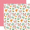 Echo Park - I Love Spring Collection - 12 x 12 Double Sided Paper - Blissful Butterflies