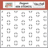 Echo Park - Let's Take The Trip Collection - 6 x 6 Stencils - Let's Go Geometric