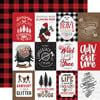 Echo Park - Let's Lumberjack Collection - 12 x 12 Double Sided Paper - 3 x 4 Journaling Cards