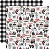 Echo Park - Let's Lumberjack Collection - 12 x 12 Double Sided Paper - Wild and Free