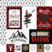 Echo Park - Let's Lumberjack Collection - 12 x 12 Double Sided Paper - Multi Journaling Cards
