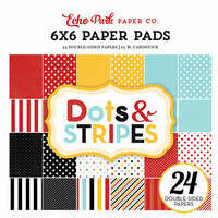 Echo Park - Magical Adventure Collection - 6 x 6 Paper Pad - Dots and Stripes