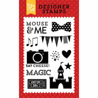 Echo Park - Magical Adventure Collection - Clear Acrylic Stamps - Mouse and Me