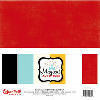 Echo Park - Magical Adventure Collection - 12 x 12 Paper Pack - Solids