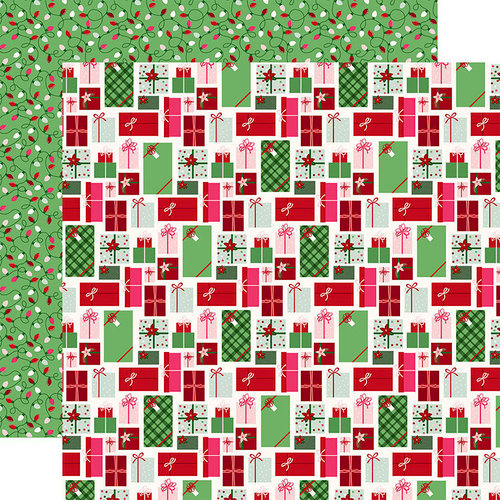 Echo Park - Merry and Bright Collection - Christmas - 12 x 12 Double Sided Paper - Merry Presents