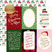 Echo Park - Merry and Bright Collection - Christmas - 12 x 12 Double Sided Paper with Foil Accents - 4 x 6 Journaling Cards