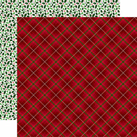 Echo Park - Merry and Bright Collection - Christmas - 12 x 12 Double Sided Paper - Holiday Plaid
