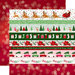 Echo Park - Merry and Bright Collection - Christmas - 12 x 12 Double Sided Paper - Border Strips