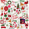 Echo Park - Merry and Bright Collection - Christmas - 12 x 12 Cardstock Stickers - Elements
