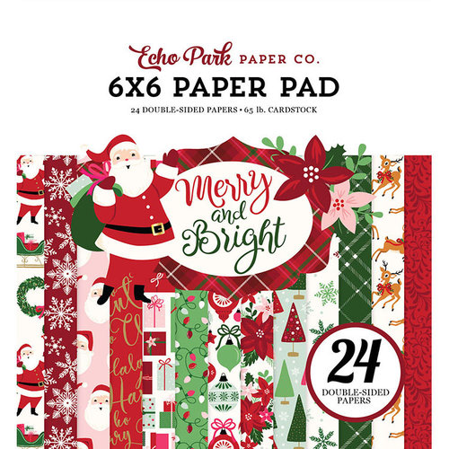 Echo Park - Merry and Bright Collection - Christmas - 6 x 6 Paper Pad