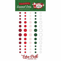 Echo Park - Merry and Bright Collection - Christmas - Enamel Dots