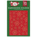 Echo Park - Merry and Bright Collection - Christmas - Embossing Folder - Frosted Snowflakes