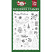Echo Park - Merry and Bright Collection - Christmas - Clear Photopolymer Stamps - Merry Christmas To You