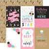 Echo Park - Magical Birthday Girl Collection - 12 x 12 Double Sided Paper - 4 x 6 Journaling Cards