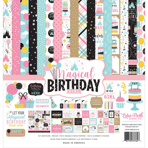 Echo Park - Magical Birthday Girl Collection - 12 x 12 Collection Kit
