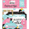 Echo Park - Magical Birthday Girl Collection - Ephemera - Frames and Tags