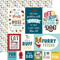 Echo Park - My Dog Collection - 12 x 12 Double Sided Paper - 4 x 6 Journaling Cards