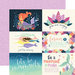 Echo Park - Mermaid Dreams Collection - 12 x 12 Double Sided Paper - 6 x 4 Journaling Cards