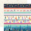 Echo Park - Mermaid Dreams Collection - 12 x 12 Double Sided Paper - Border Strips