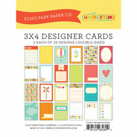 Echo Park - Sweet Summertime Collection - 3 x 4 Pocket Page Cards - Memos
