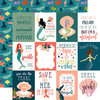Echo Park - Mermaid Tales Collection - 12 x 12 Double Sided Paper - 3 x 4 Journaling Cards
