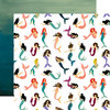 Echo Park - Mermaid Tales Collection - 12 x 12 Double Sided Paper - Magical Mermaids