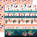 Echo Park - Mermaid Tales Collection - 12 x 12 Double Sided Paper - Border Strips