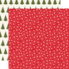 Echo Park - My Favorite Christmas Collection - 12 x 12 Double Sided Paper - Snow Flurries