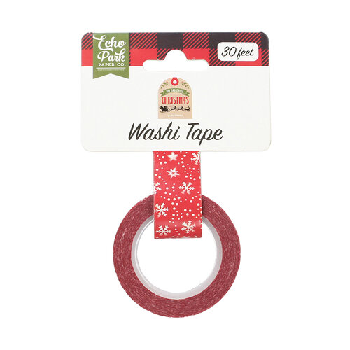 Echo Park - My Favorite Christmas Collection - Decorative Tape - Jolly Snowflakes