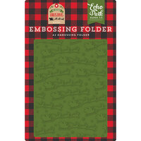 Echo Park - My Favorite Christmas Collection - Embossing Folder - To All A Good Night