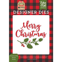 Echo Park - My Favorite Christmas Collection - Designer Dies - Christmas Holly Branch