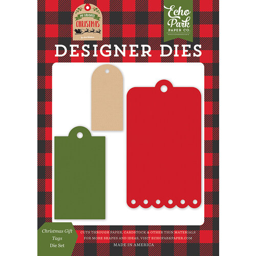 Echo Park - My Favorite Christmas Collection - Designer Dies - Christmas Gift Tags