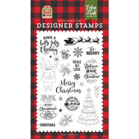 Echo Park - My Favorite Christmas Collection - Clear Photopolymer Stamps - Be Merry