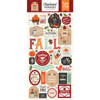 Echo Park - My Favorite Fall Collection - Chipboard Stickers - Phrases