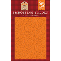 Echo Park - My Favorite Fall Collection - Embossing Folder - Fall Is In The Air