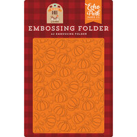 Echo Park - My Favorite Fall Collection - Embossing Folder - Pumpkin Patch