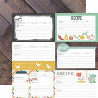 Echo Park - Made From Scratch Collection - 12 x 12 Double Sided Paper - Recipe Cards