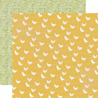 Echo Park - Made From Scratch Collection - 12 x 12 Double Sided Paper - Cheerful Chickens