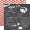 Echo Park - Made From Scratch Collection - 12 x 12 Double Sided Paper - Apple Pie