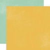 Echo Park - Made From Scratch Collection - 12 x 12 Double Sided Paper - Yellow