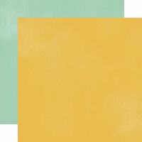 Echo Park - Made From Scratch Collection - 12 x 12 Double Sided Paper - Yellow