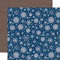 Echo Park - Christmas - My Favorite Winter Collection - 12 x 12 Double Sided Paper - Sparkling Snowflakes