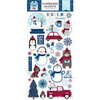 Echo Park - Christmas - My Favorite Winter Collection - Chipboard Stickers - Accents